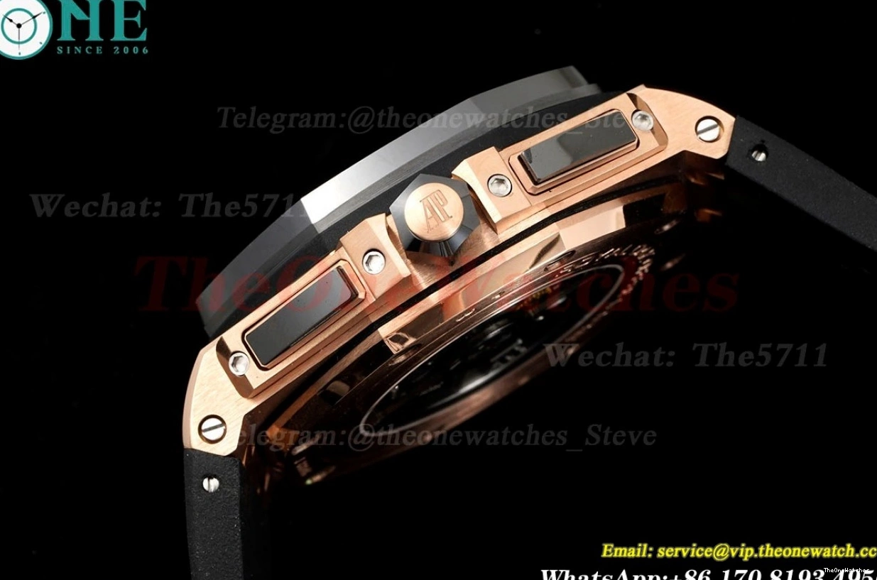 CER RSF 44mm A3126 Blk Oak Royal Offshore RU Wht RG 0419